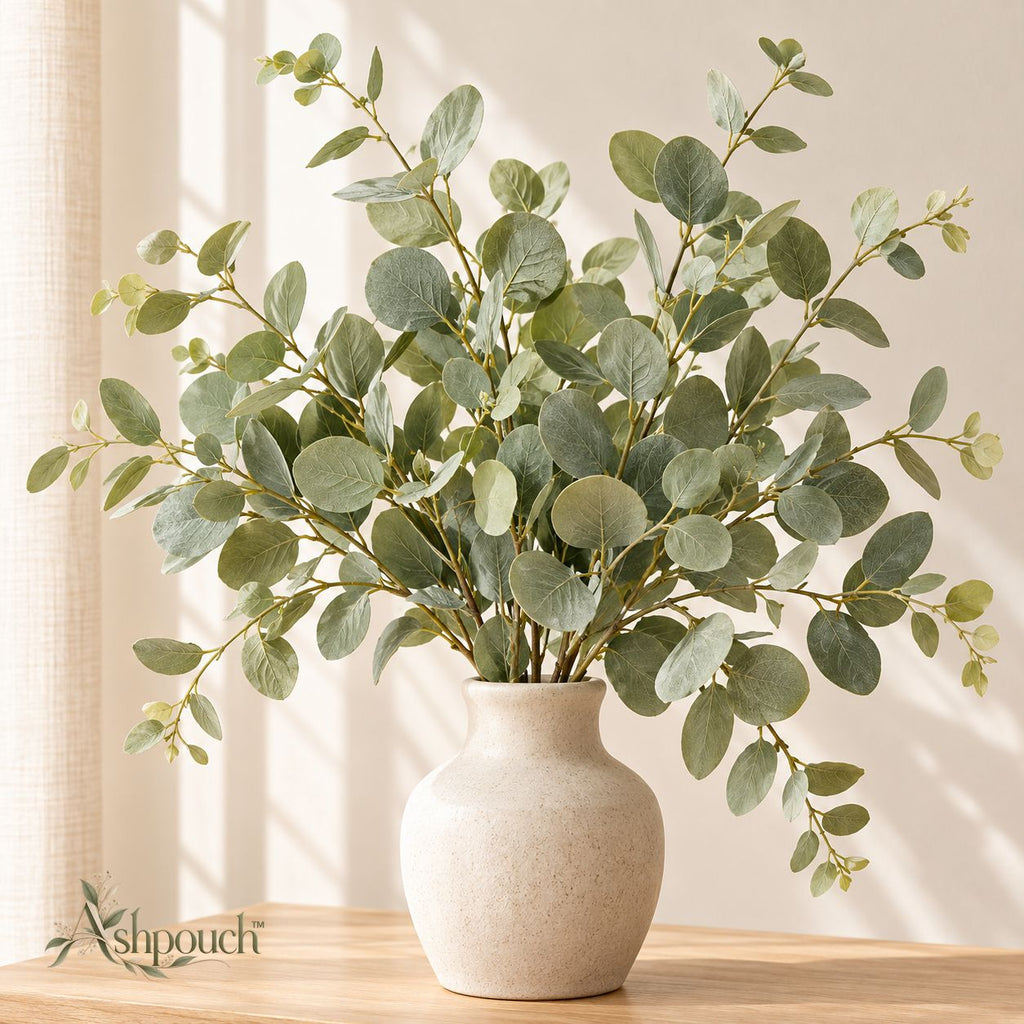 Faux Eucalyptus Leaf Bundle