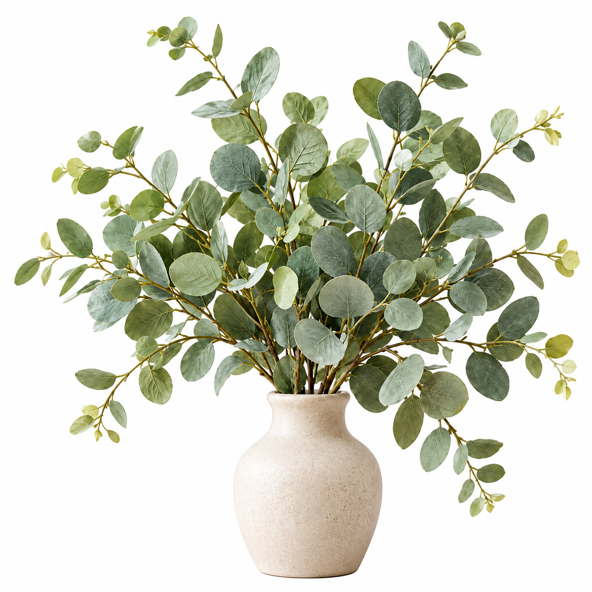 Faux Eucalyptus Leaf Bundle