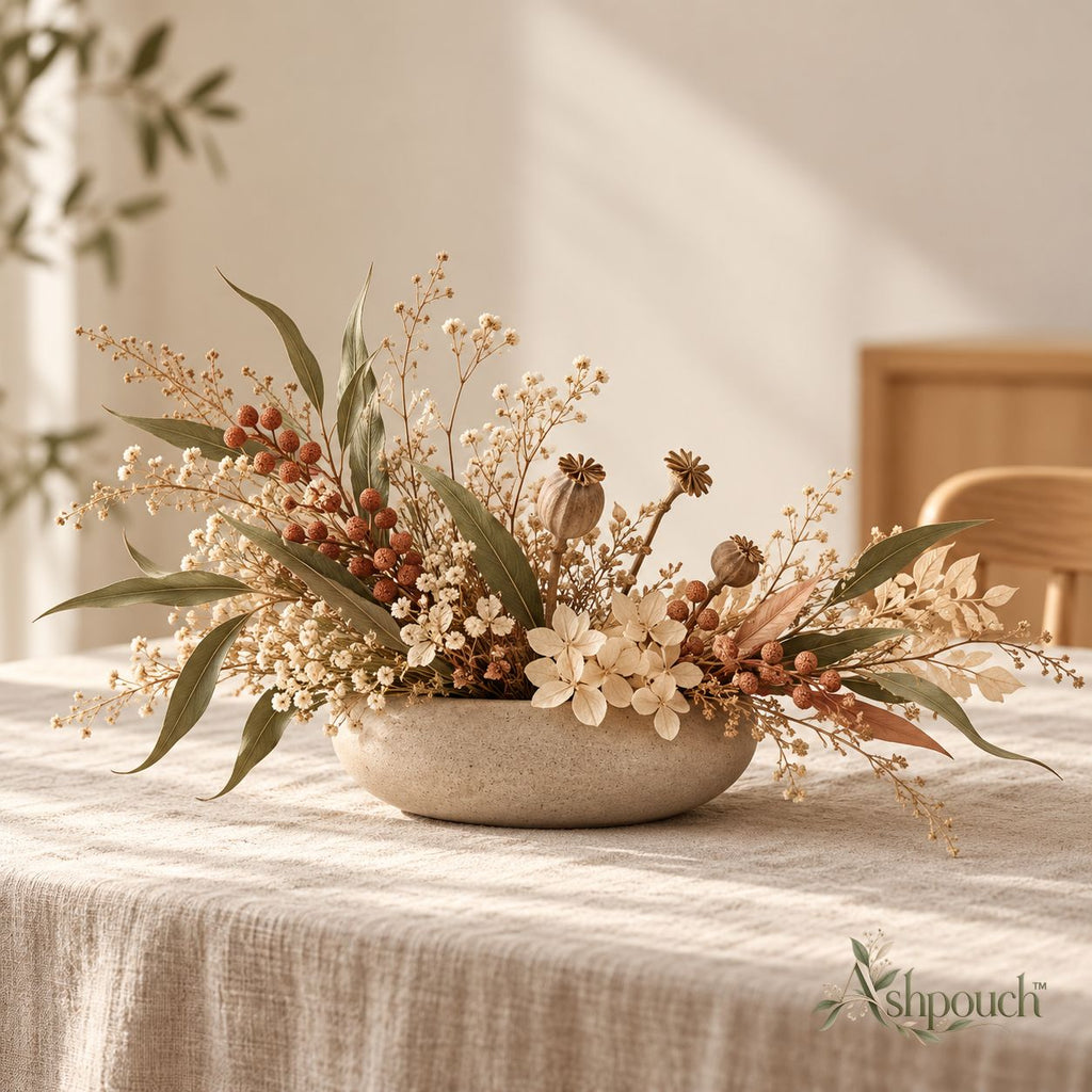 Dried Flower Table Arrangement