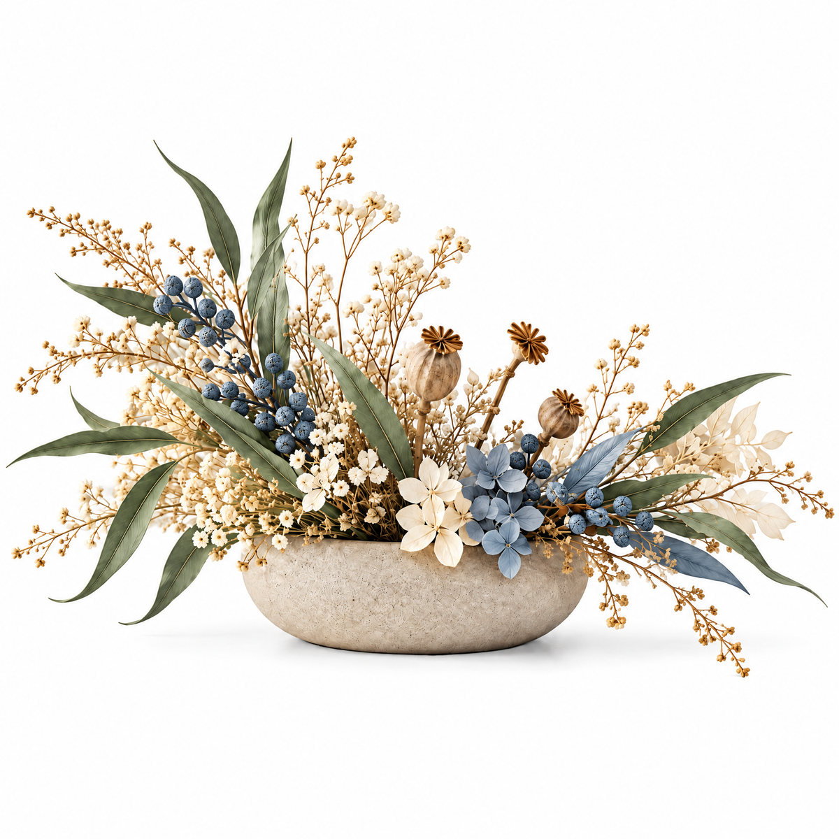 Dried Flower Table Arrangement